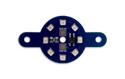 8-LED PCB Flasher Lamp Board - Blue